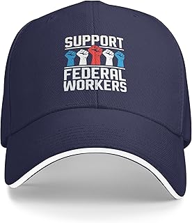 Support Federal Workers Hat Government Employee Golf Hats Dad Baseball Cap Fitted