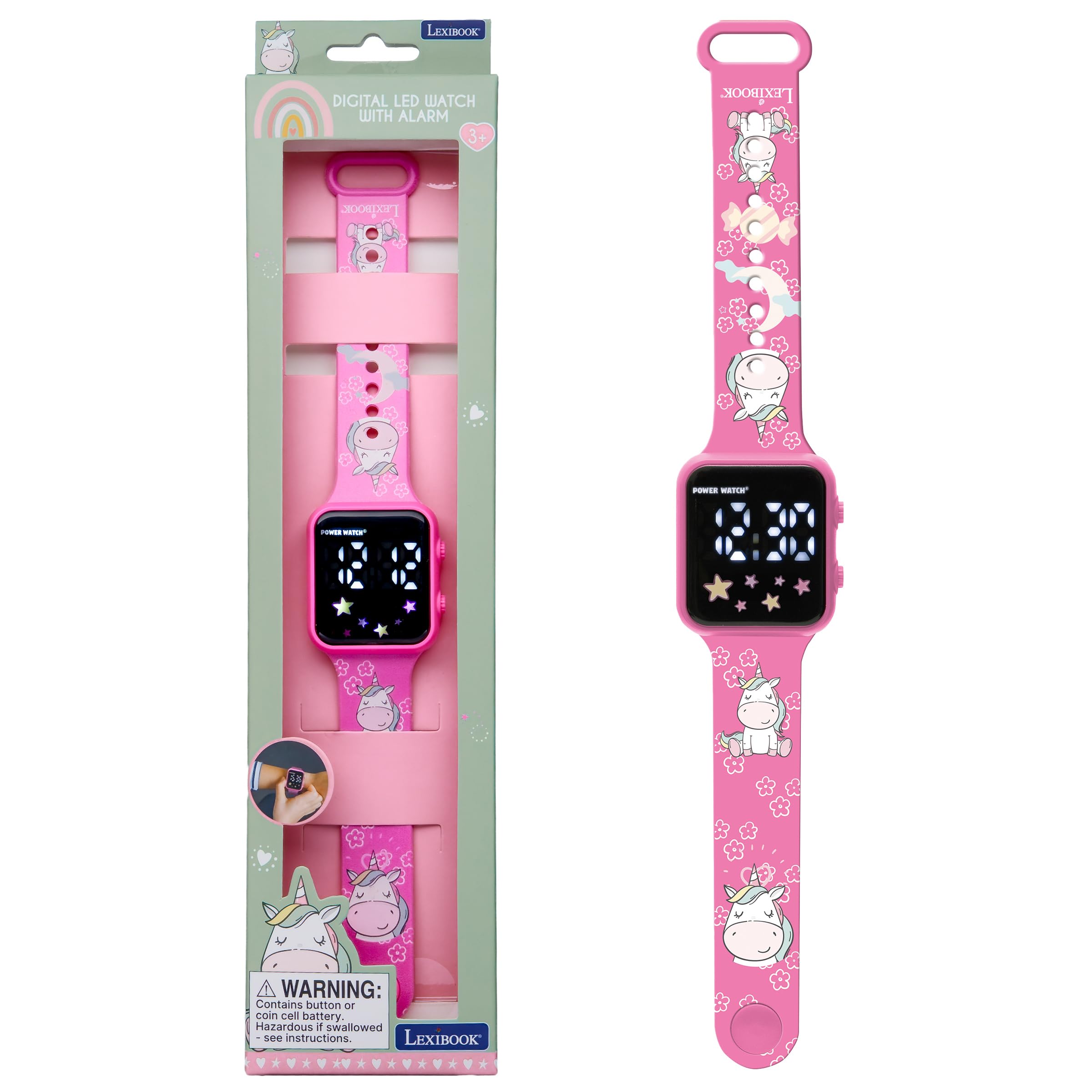 Reloj digital Lexibook Unicornio DMW060UNILXB de hora conmutable 8