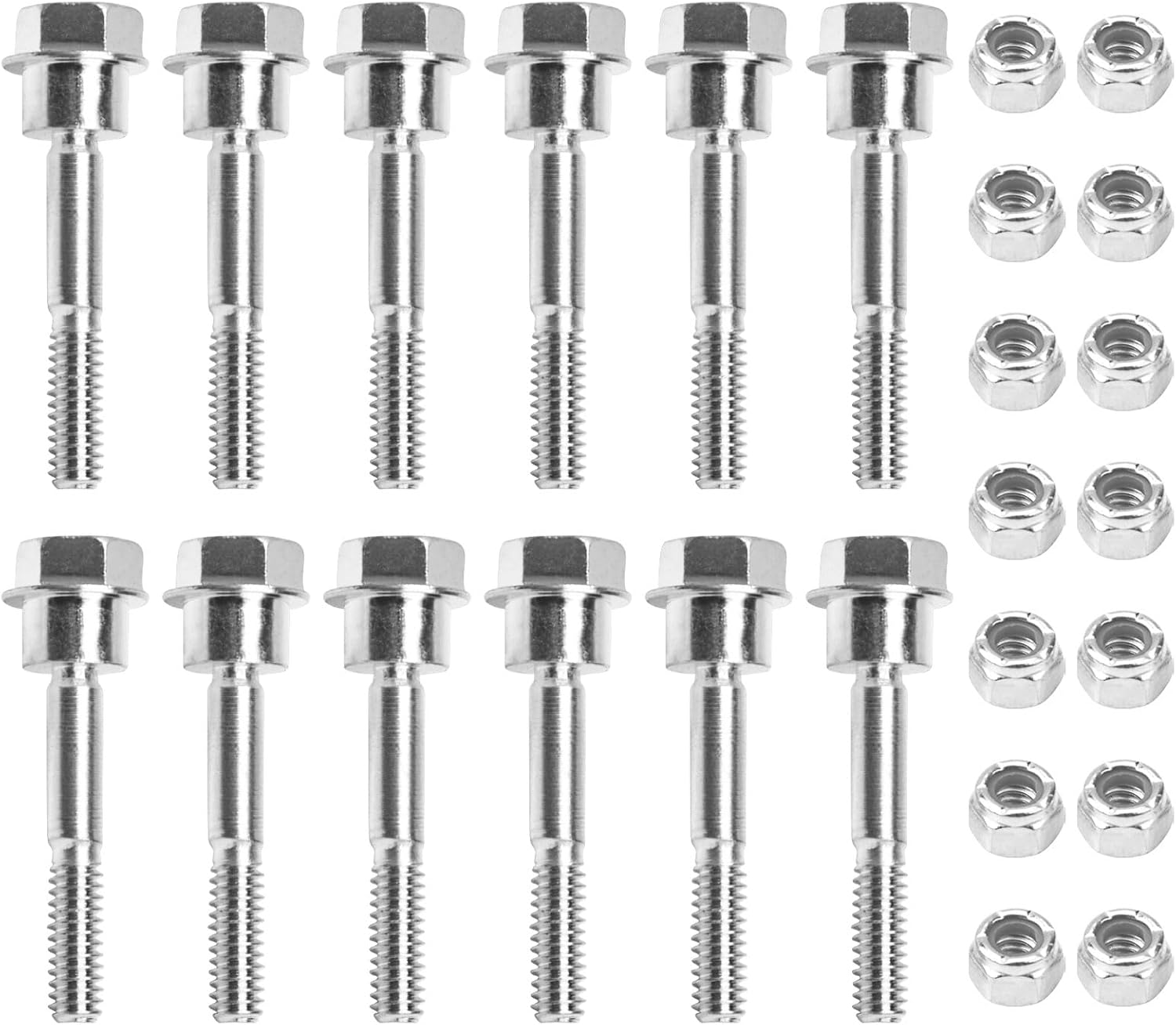 12 Pack 580790401 588077502 Shear Pin Bolts and Nuts Kit