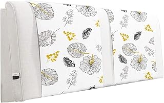 Coussins Backrest lit oreiller dos coussin de coussin lit pavader coloré Tête de lit rembourré double lecture à la table de chevet doux respirant, 5 couleurs (Color : C, Size : 160x60cm)