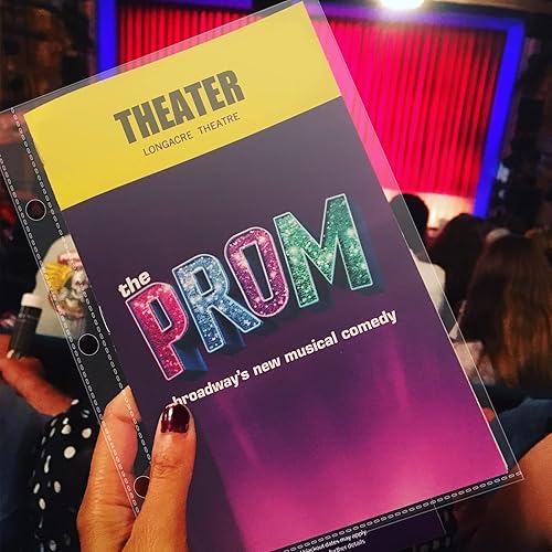 Miniatura 7 de Protectores de página para programas de juego de Broadway y programas de teatro, 50 protectores de hojas para folletos antiguos de 6 x 9 pulgadas,