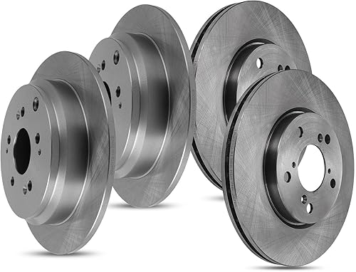 Miniatura 1052 de SCITOO Juego de 2 frenos de freno ranurados traseros para Chrysler Town & Country, 08-16 para Dodge Grand Caravan, 09-13 para Dodge Journey, 12-15