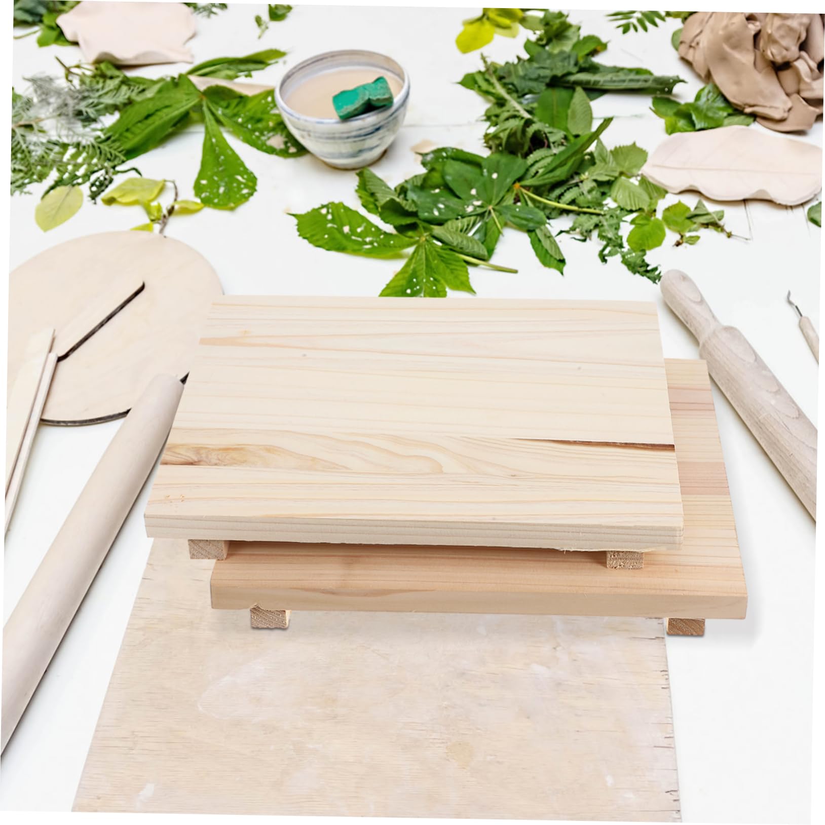 Gadpiparty 2pièces Planche Argile pour Séchage Argile Outils De Sculpture pour Poterie Modelage Céramique Absorption Eau