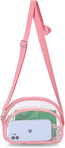 Miniatura 2 de Higuyst Mini Clear Purse Stadium Approved, Small Clear Bags for Concert Festival Sports Events