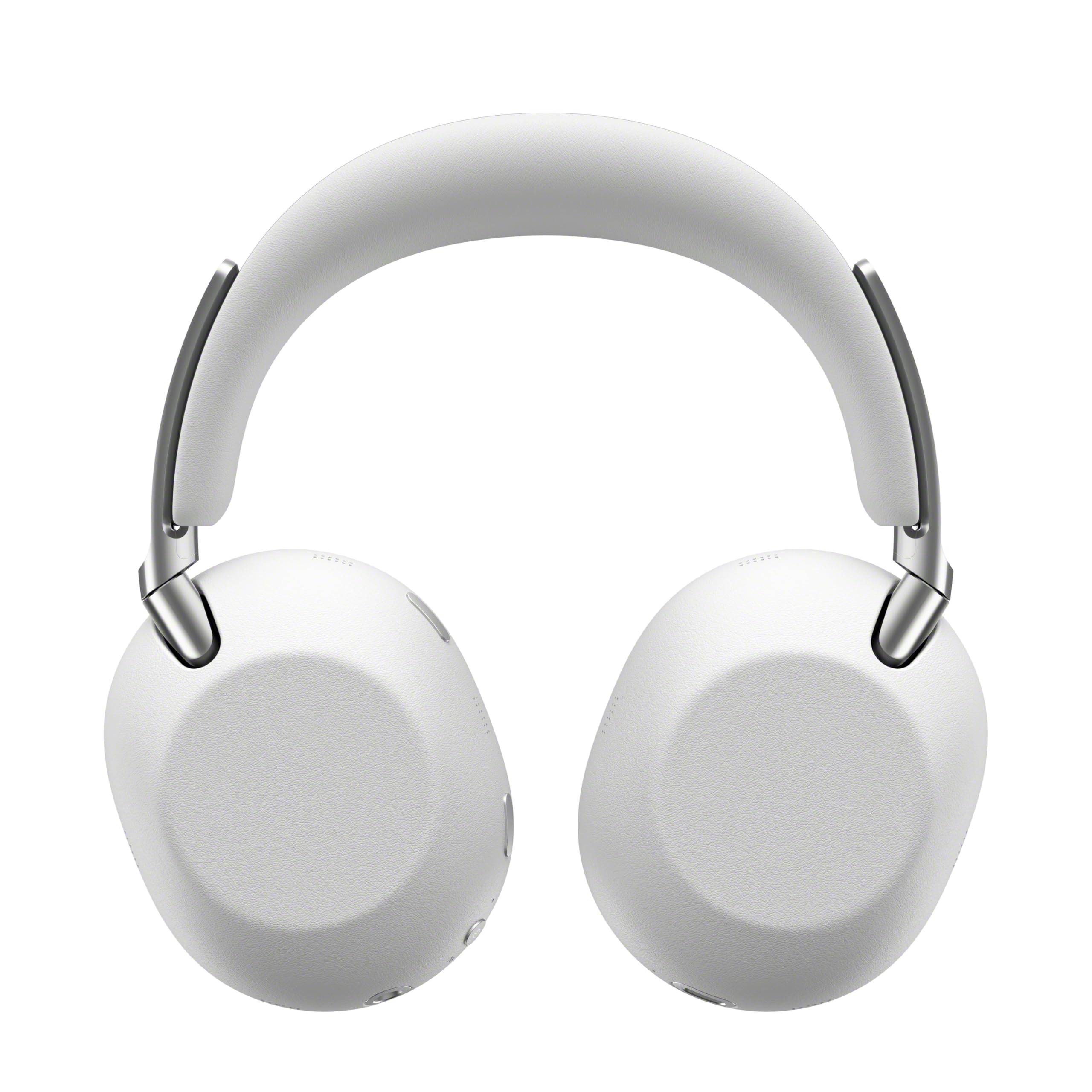 SONY 1000X THE COLLEXION Luksusowe bezprzewodowe słuchawki nauszne Bluetooth, dźwięk Hi-Res, aktywna redukcja hałasu Premium NC, 360 Spatial Audio, etui, iOS & Android, platynowo-białe, nowy model