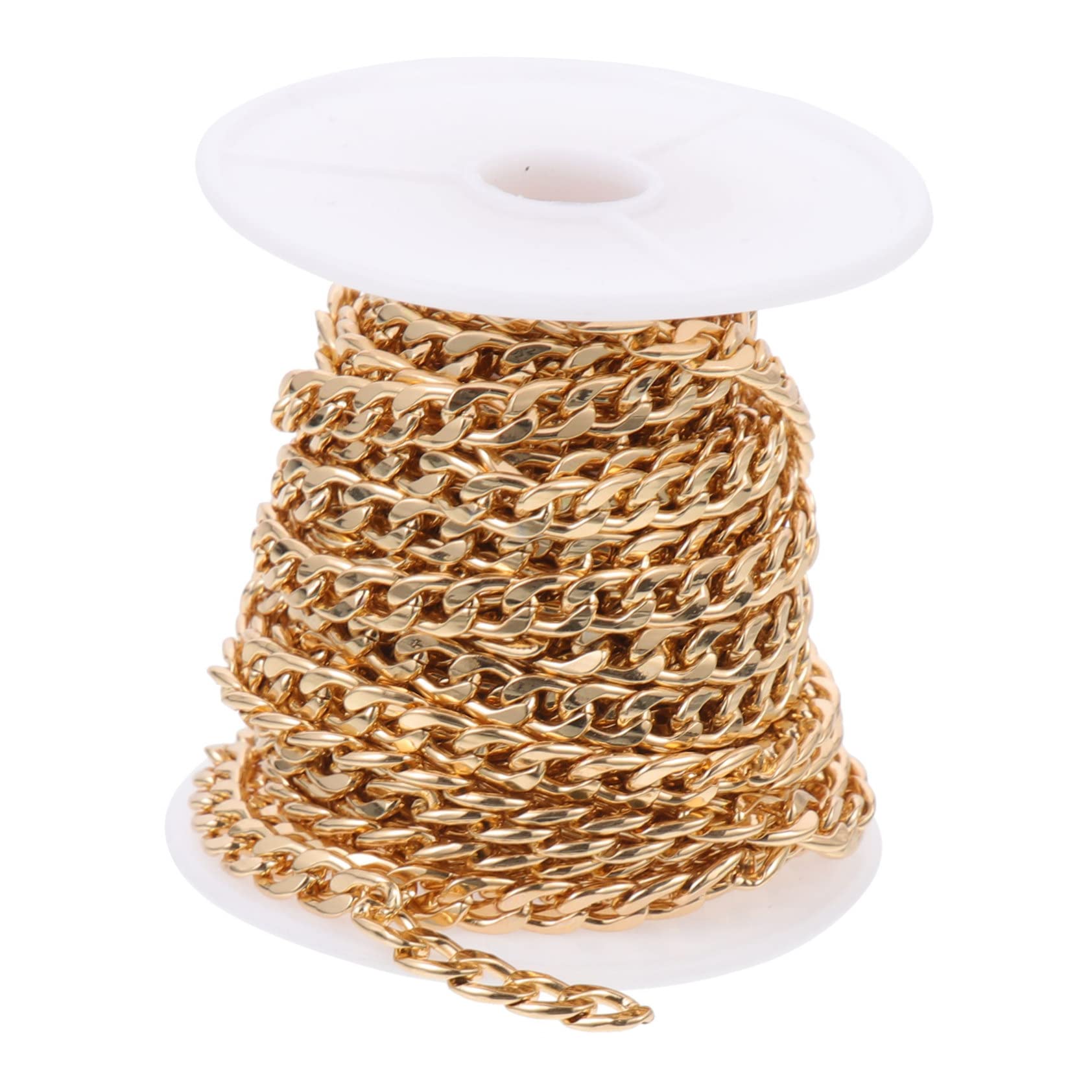 Chaîne plate pour création bijoux DIY et colliers haute finition