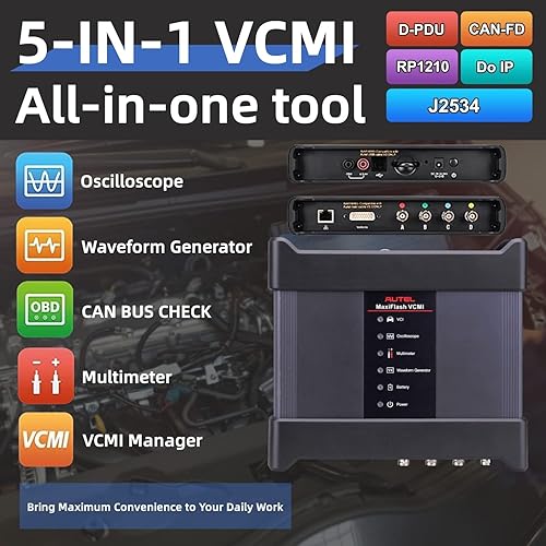 Vista 7 de Autel Escáner MaxiSys Ultra EV, herramienta de diagnóstico de escaneo inteligente EV superior 2026, con kit 5 en 1 VCMI y EVDiag, sistema de alto
