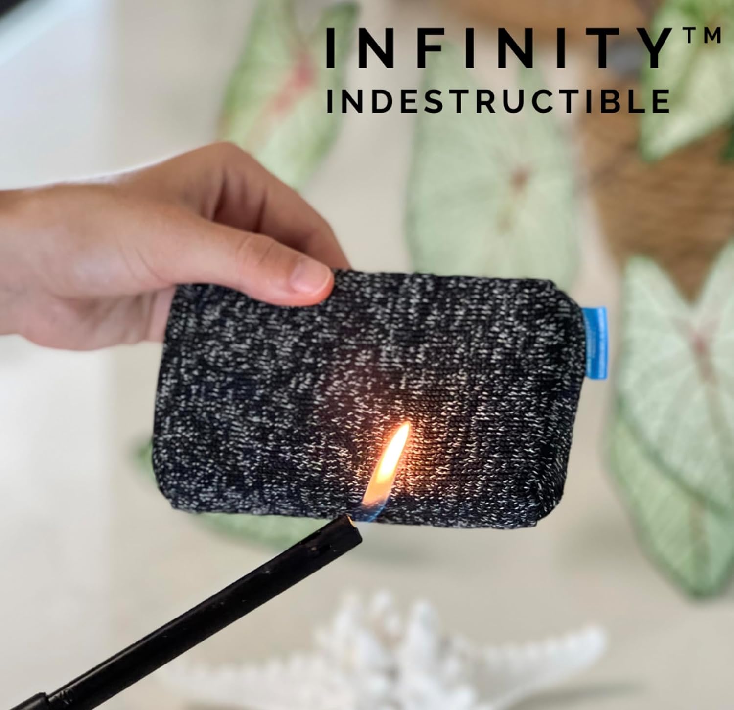 Infinity™ Sponge, Odor-Resistant, Heat Resistant, Silver Fiber, Multi-Purpose Kitchen Cleaning (1)