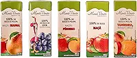 Kit com 10 Sucos 100% Fruta Monte Vêneto – 5 Sabores – Tetrapak 200ml com Canudo