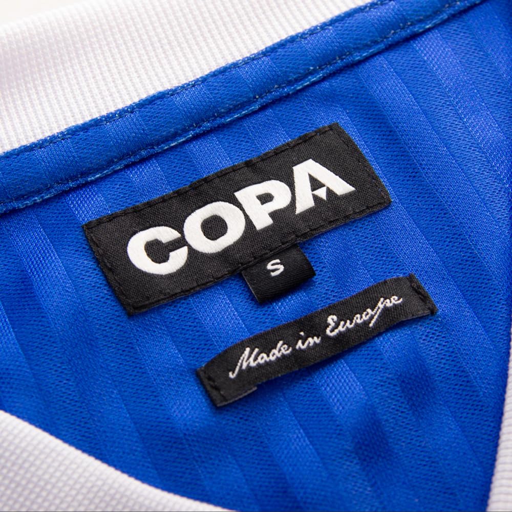 Copa - Yugoslavia 1990 - Camiseta de fútbol Retro - Hombre - Azul