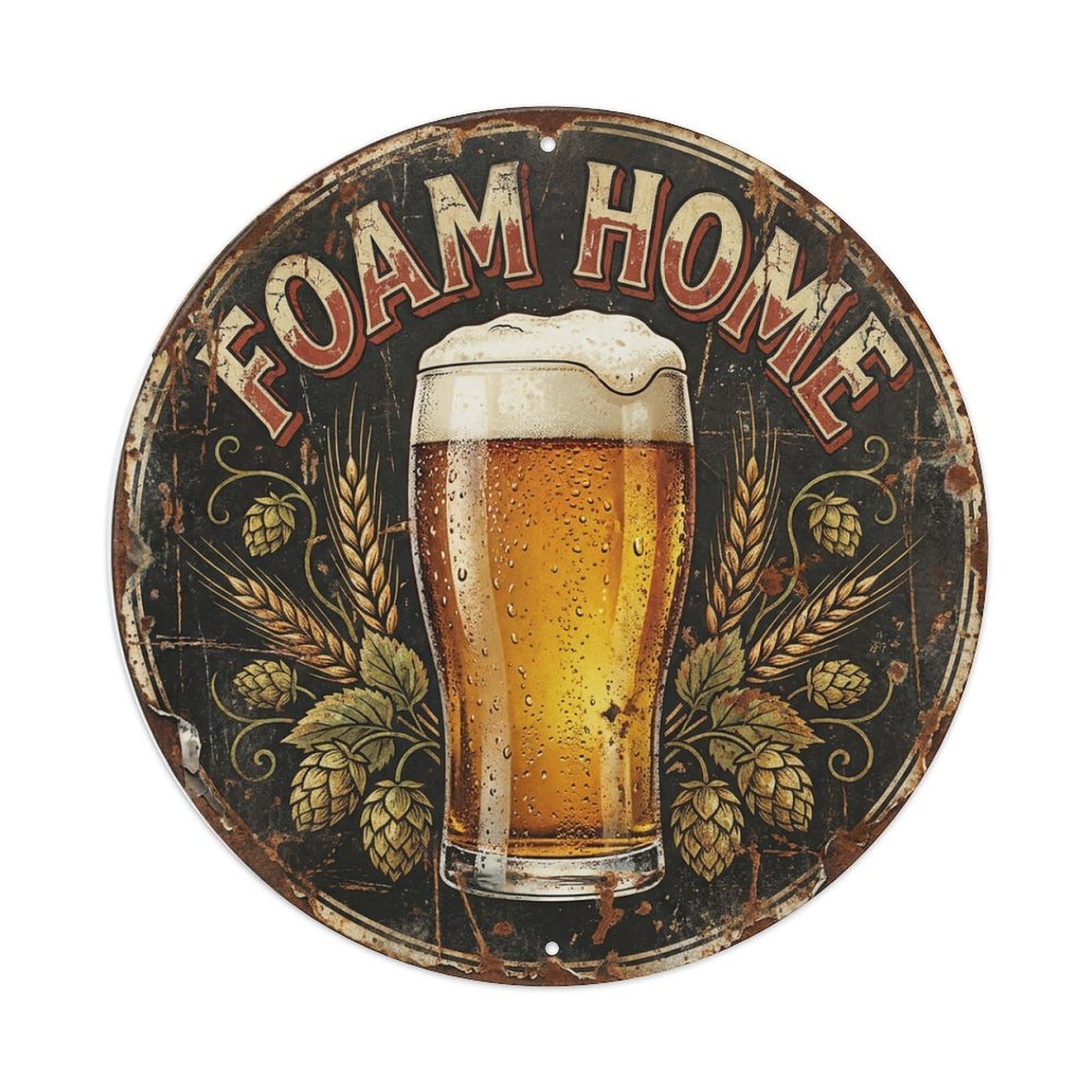 Fyrn Style Metal Tin Sign Vintage Beer Tavern Foam Home Retro Bar For Pub