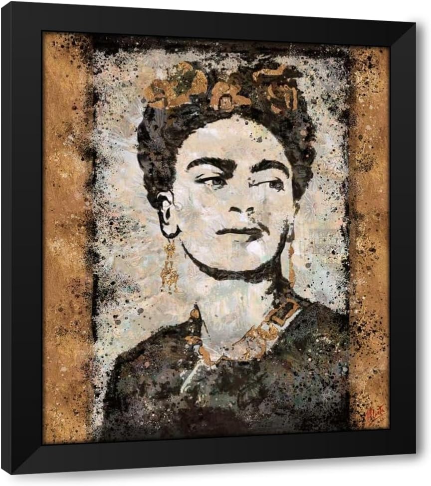 ArtDirect Frida Kahlo Custom Framed Art Print Giclee Print or Canvas Options with Various Sizes and Customization by Wiley, Marta
