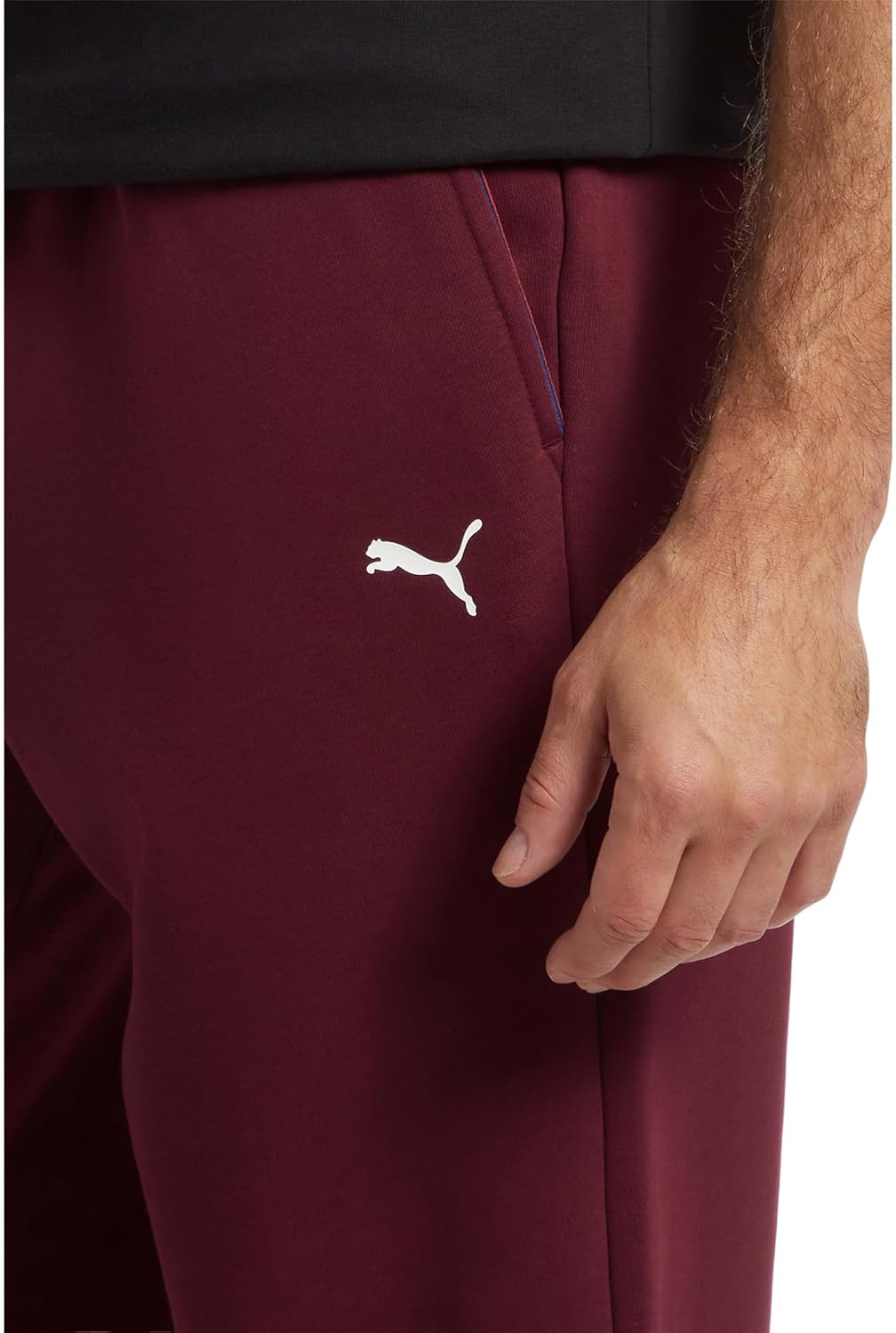 Puma Men's Standard BMW MMS Essentials Fleece Sweatpants - Image 4