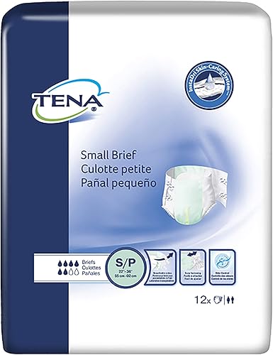 Miniatura 2 de TENA Calzoncillos de incontinencia para adultos pequeños, unisex con absorción moderada, 12 unidades, 1 paquete
