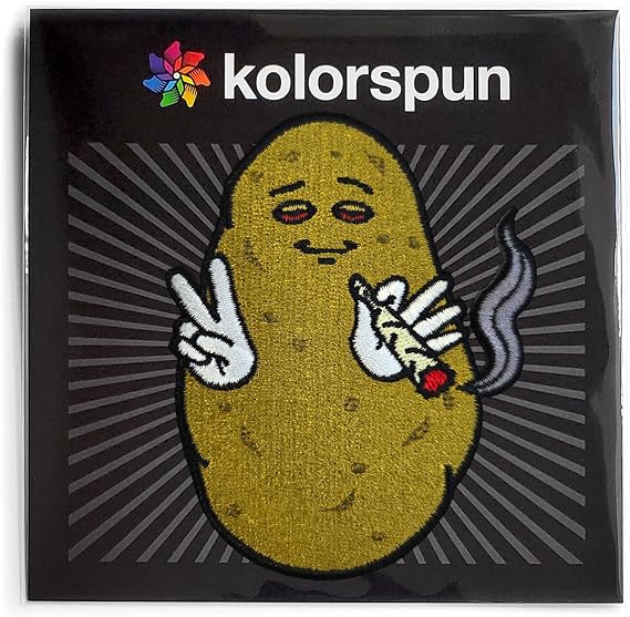 Kolorspun Baked Potato Patch - Hook and Loop Tactical Morale Patch
