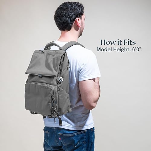 Miniatura 6 de BREVITE - The Runner - Mochilas compactas para fotógrafos - Una mochila de fotografía minimalista y fácil de viajar compatible con accesorios para
