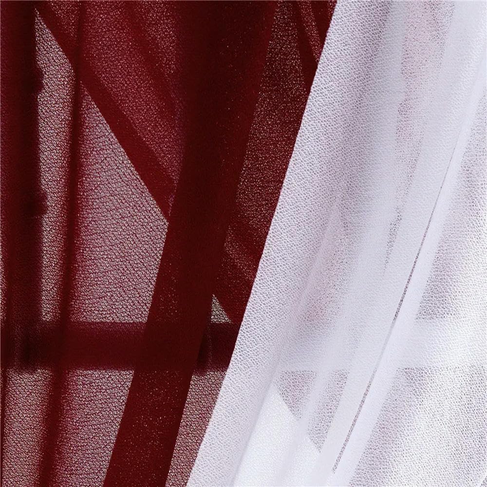 10/50PCS Telai per sedie in Chiffon Decorazione per sedie da Sposa 17x250cm per Decorazioni per corridoi di Nozze Decorazioni per Banchetti per Feste Baby Shower