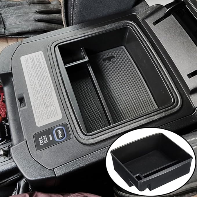 AUTOXBERT Armrest Storage Box Phone Holder Center Console Organizer