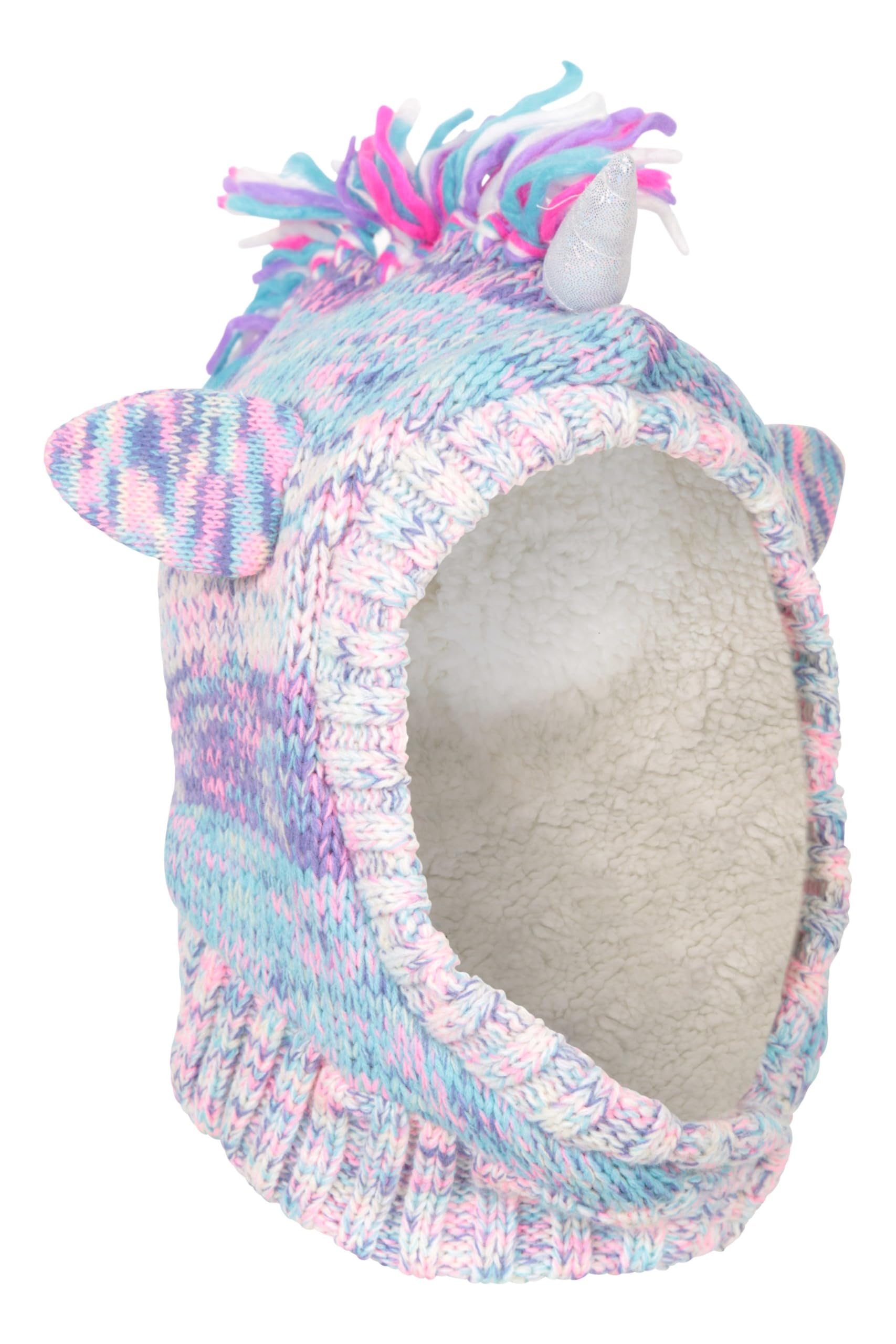 Mountain Warehouse Boys Purple Character Kids Fleece Lined Balaclava - Fleece Lining, Warm & Cosy, & Girls - Best For Spring Summer, Walking & Outdoors Normal Fit