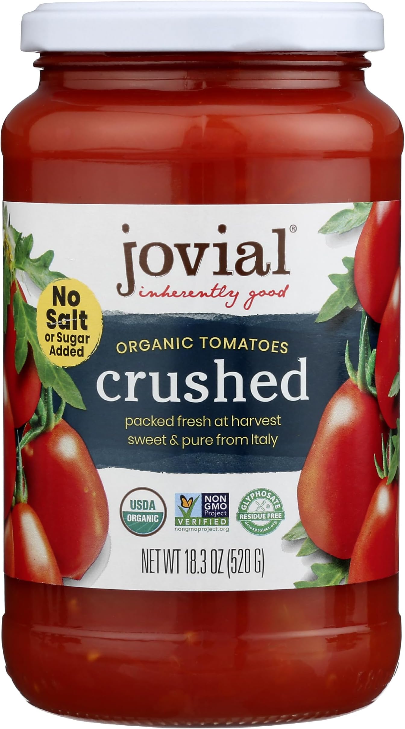 JovialOrganic Crushed Tomatoes, 18.3 ozUSDA Organic