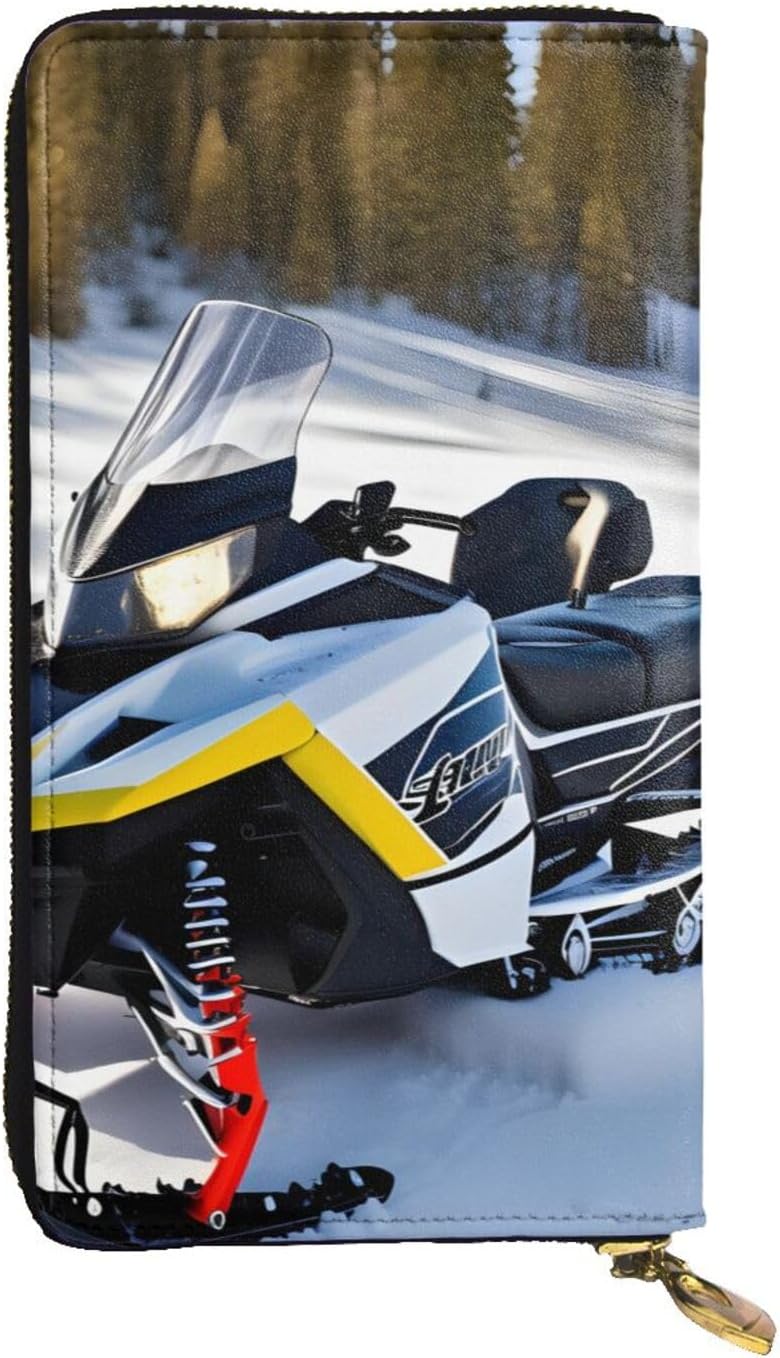 Advanced Snowmobile Women's wallet, clutch wallet, with zipper, large capacity.