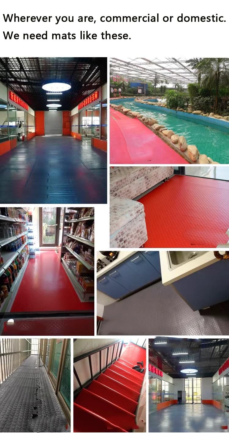 Tappetino ventilato per garage, resistente, protezione per il pavimento, per garage, patio, terrazza, palestra, officina, barca, capanno
