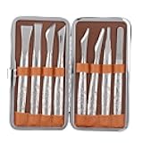 Watris Veiyi 8PCS Foot Shaver Pedicure Tool, Pedicure Knives Set, Stainless Steel Dead Skin Removal Kit, Foot File Callus Nail for Women Men Care Feet
