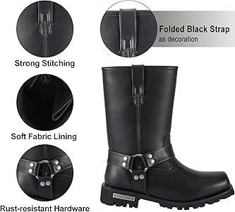 Amazon.com: Dream Apparel Men's 11in Harness Motorcycle