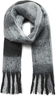 VERO MODA Vmivy League Scarf Ga Noos, Grey Pinstripe, One Size, Grey Pinstripe