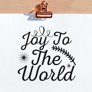 Wooden Handle Festive Cheer Express Card Making Rubber Stamp for Crafts Stamp – Holiday Greeting Card Stamp for DIY Scrapbooking, Cardmaking, Gift Tags, Party Invites, Handmade Seasonal Art