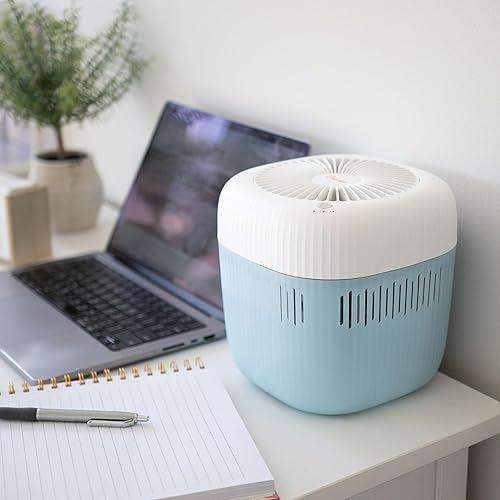 Miniatura 7 de Crane Humidificador evaporativo con filtro de mecha, tanque apto para lavavajillas, luz UV, humidificadores evaporativos de niebla invisible para