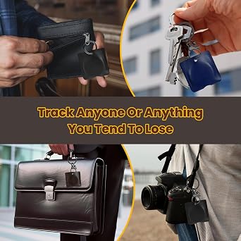 Yeahxing Pebblebee Clip Universal用ケース、2つのキーリング付きレザー保護カバー 傷防止シェル 鍵/ペット/アイテム用のPebblebee Trackerタグに対応 ケースのみ