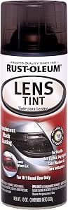 Rust-Oleum Automotive Lens Tint Coating Spray Paint, Translucent Black