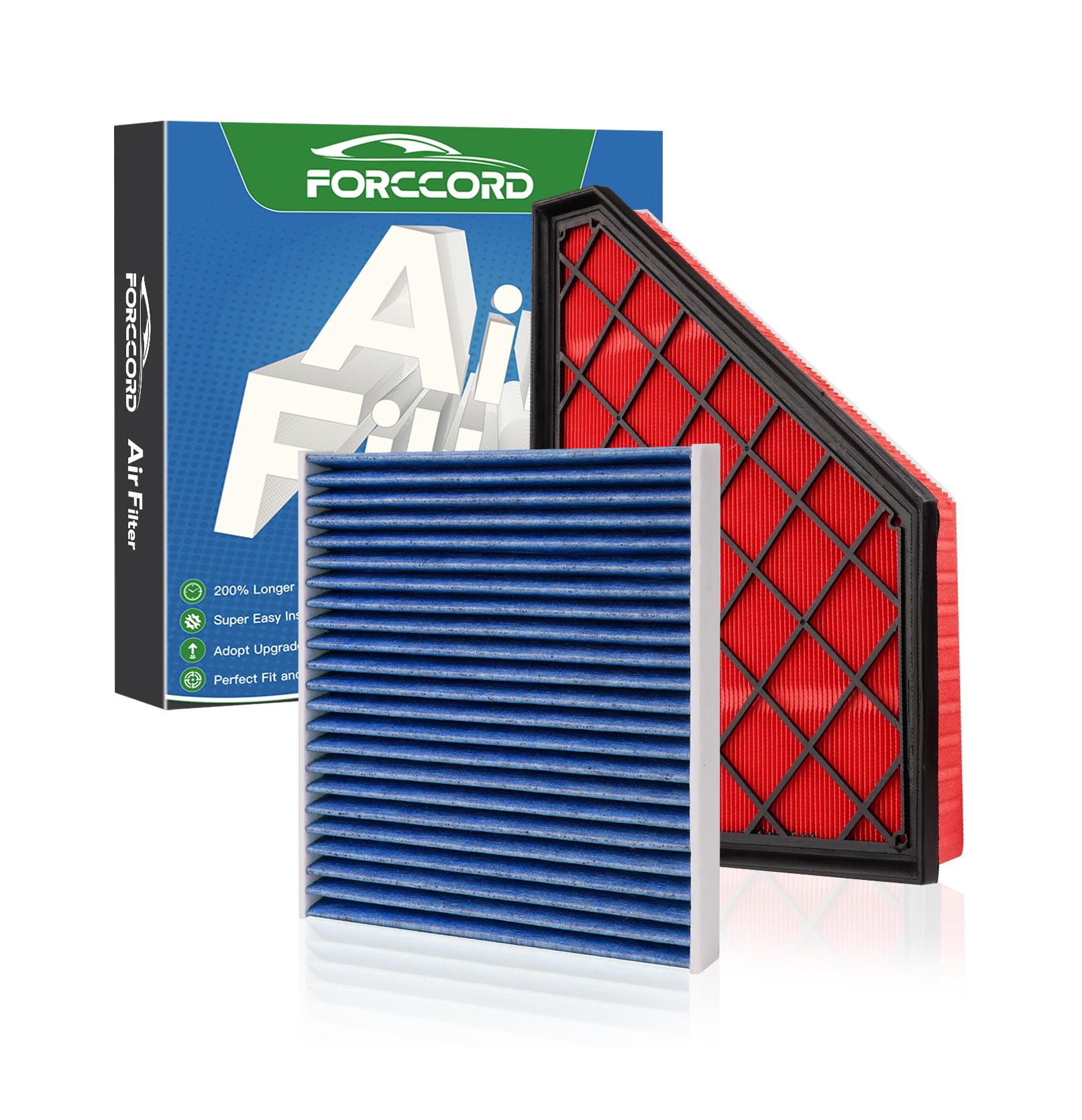 Cabin &amp; Engine Air Filter Kit for Traverse 2018-2026, Blazer 2019-2026