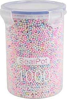CCINEE 80000 Pieces Foam Balls Slime Supplies Colorful Foam Beads 2-3mm for Kids Art Homemade Slime, Wedding and Party Decorations