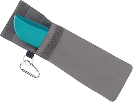 Turquoise pStyle + Slate Grey pCase | Reusable Outdoor Pee Funnel Set