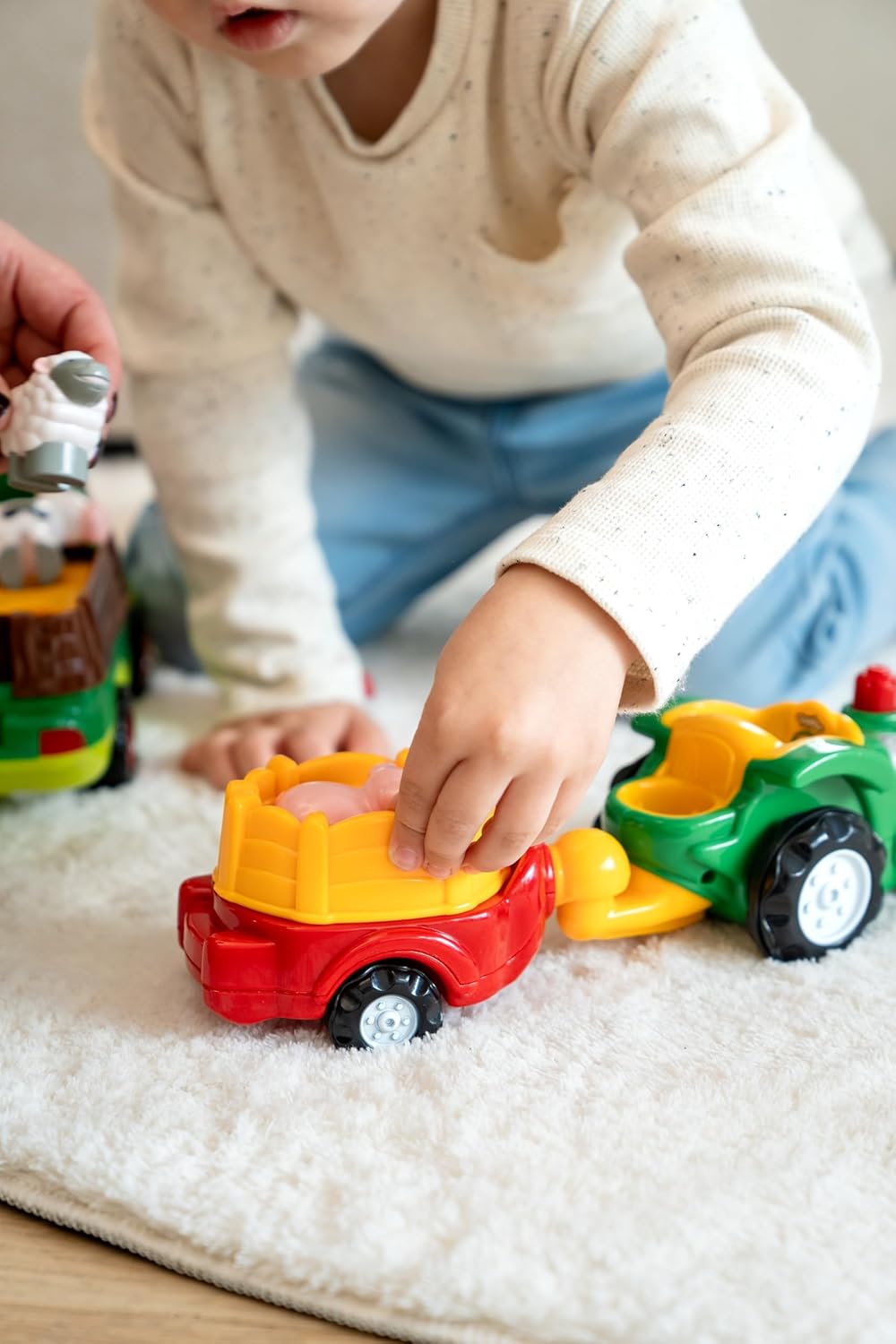 Wow Toys Freddie Farm Truck (6 Piece Play Set), White