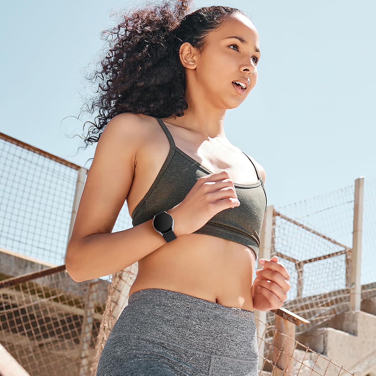 No Gap Magnetic Band Compatible with Samsung Galaxy Watch 7/6/5/4/FE 40mm 44mm/Galaxy Watch 4 6 Classic 47mm 46mm 43mm 42mm/Watch 5 Pro 45mm, 20mm Silicone Watch Bands Strap for Men Women - Image 7