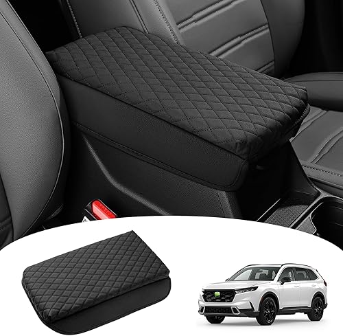 Miniatura 16 de Shademax Funda para Consola Central a Medida para Nissan Pathfinder 2025 2024 2023 2022 2026 Funda de Reposabrazos Cojín de Almohadilla de Cuero PU