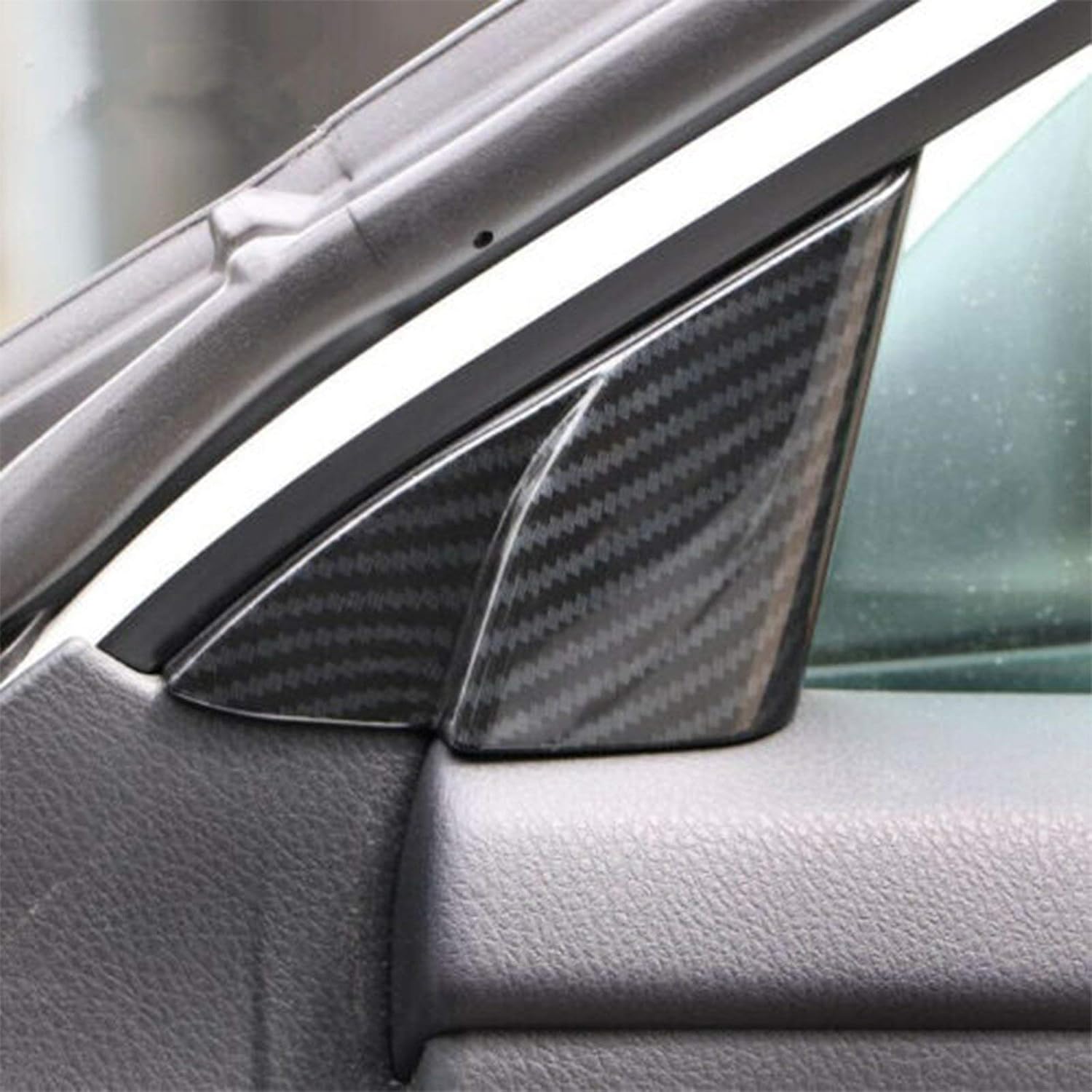 x xotic tech A-Pillar Door Window Side Cover Trim, Carbon Fiber Pattern, Compatible with Camry 2018-2026