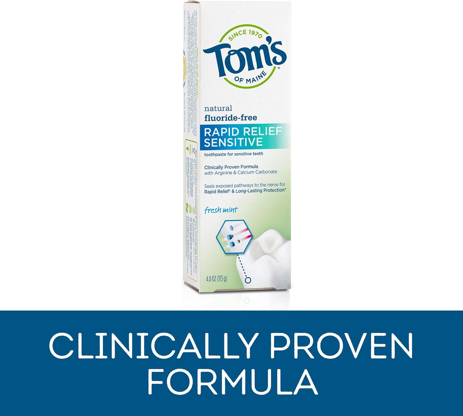 , Natural Rapid Relief Sensitive Tootaste, Natural