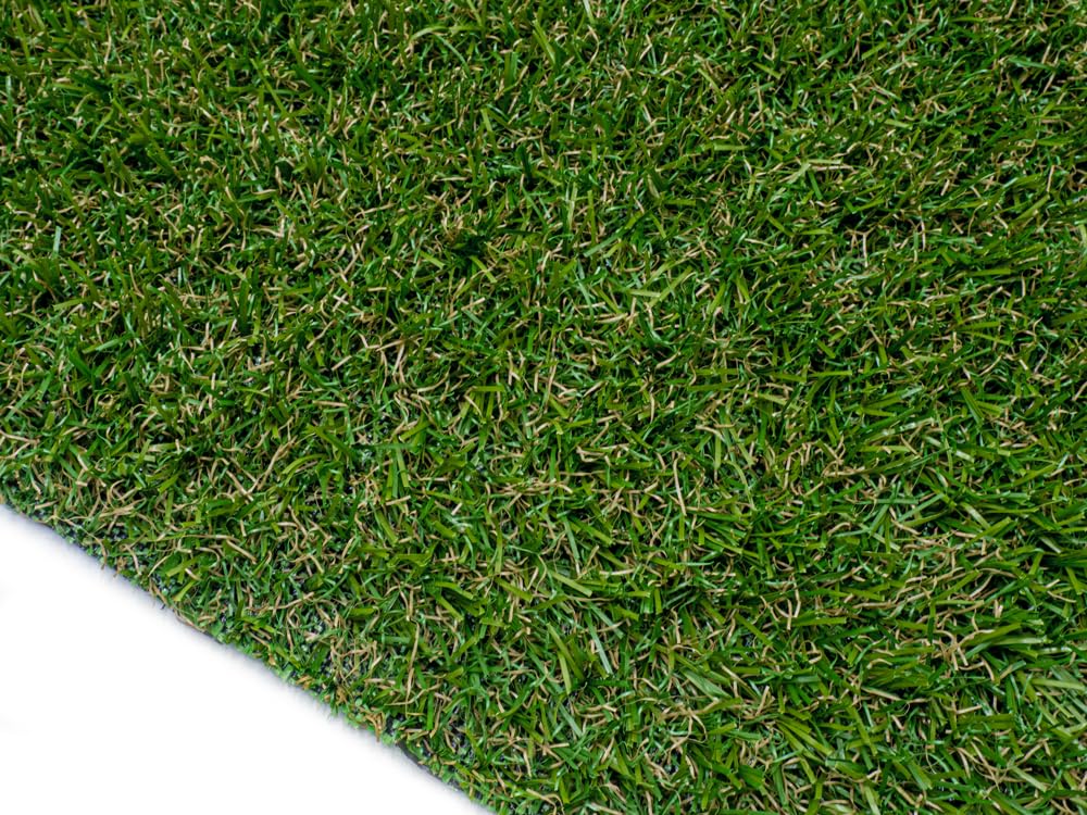 NAOMI Césped Artificial, Altura Total 20mm, 2 x 5 m (10m2), Verde Bitono, Uso Interior y Exterior
