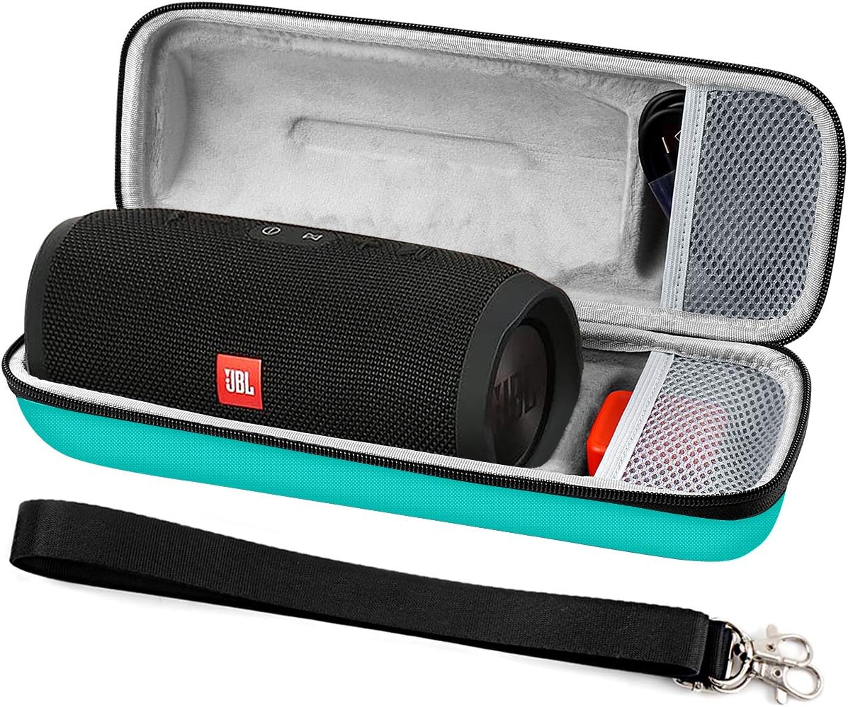 Case Compatibel with Charge 3 / for Pulse 4 Waterproof Portable Wireless Speaker. Fits USB Cable and Charger Adapter. [ Speaker is Not Include ]