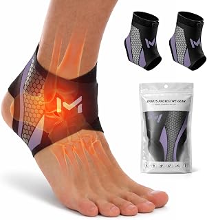 2 Pack Ankle Brace Compression Support for Men Women