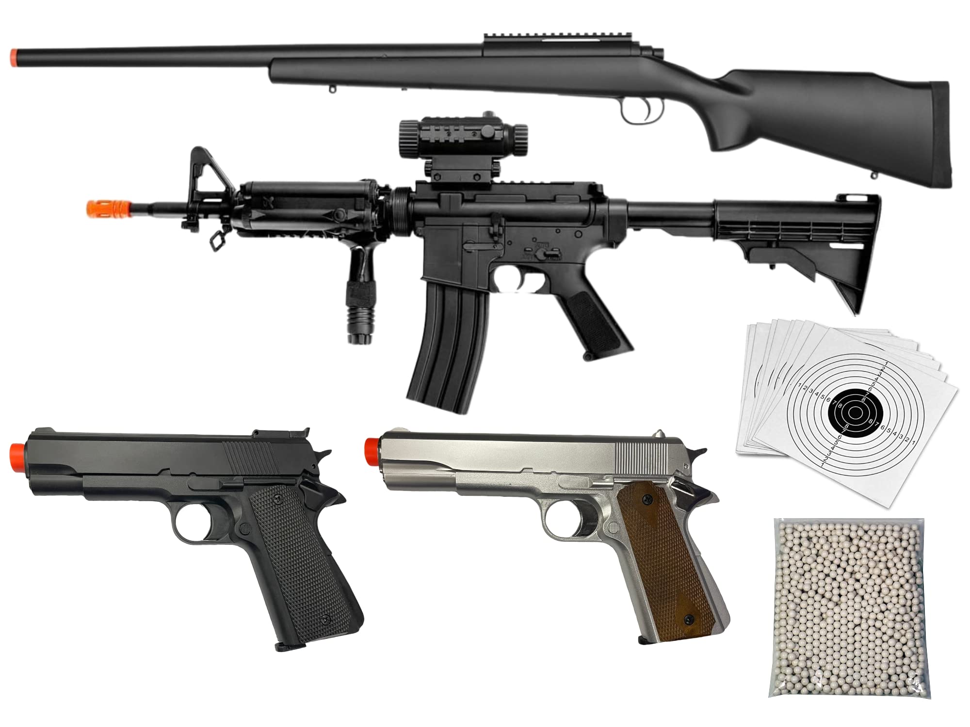 Buy TRIMEX Sniper Airsoft , Electric, 2 Pistol Powered SemiAuto Non