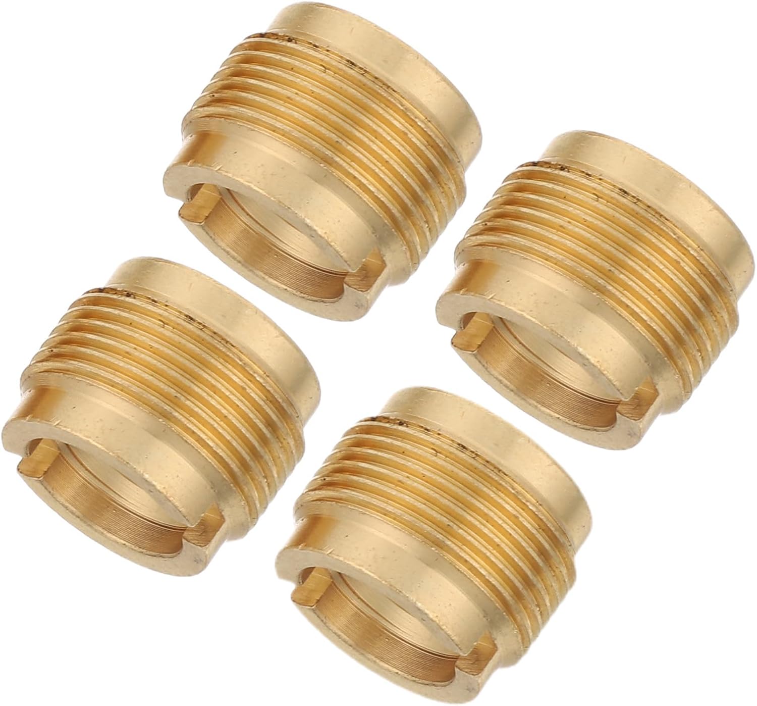 Microphone Threaded Conversion Adapter Nut Golden Copper 4pcs
