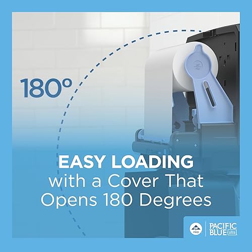 Miniatura 9 de Dispensador de toalla de papel automatizado GP Pacific Azul Ultra 59590 , Paquete de 6, blanco (White Towel), 6