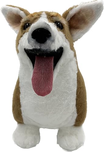 Miniatura 2 de Corgi Louie Welsh Corgi peluche animal de peluche perro abrazo peludo corky
