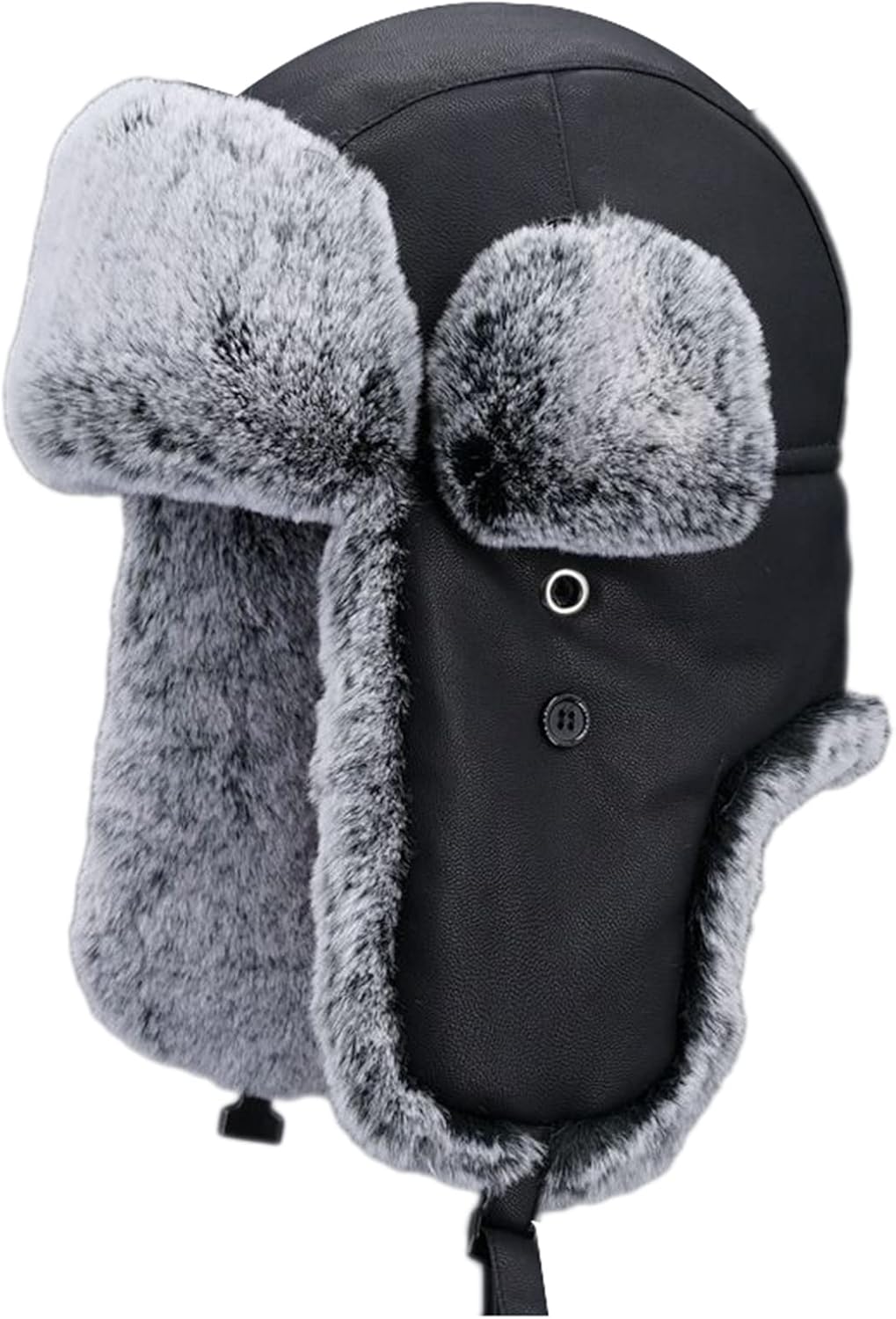Winter Bomber Hat Ushanka Russian Hat Trapper Trooper Cap Windproof Earflap Cap for Men & Women,C-M