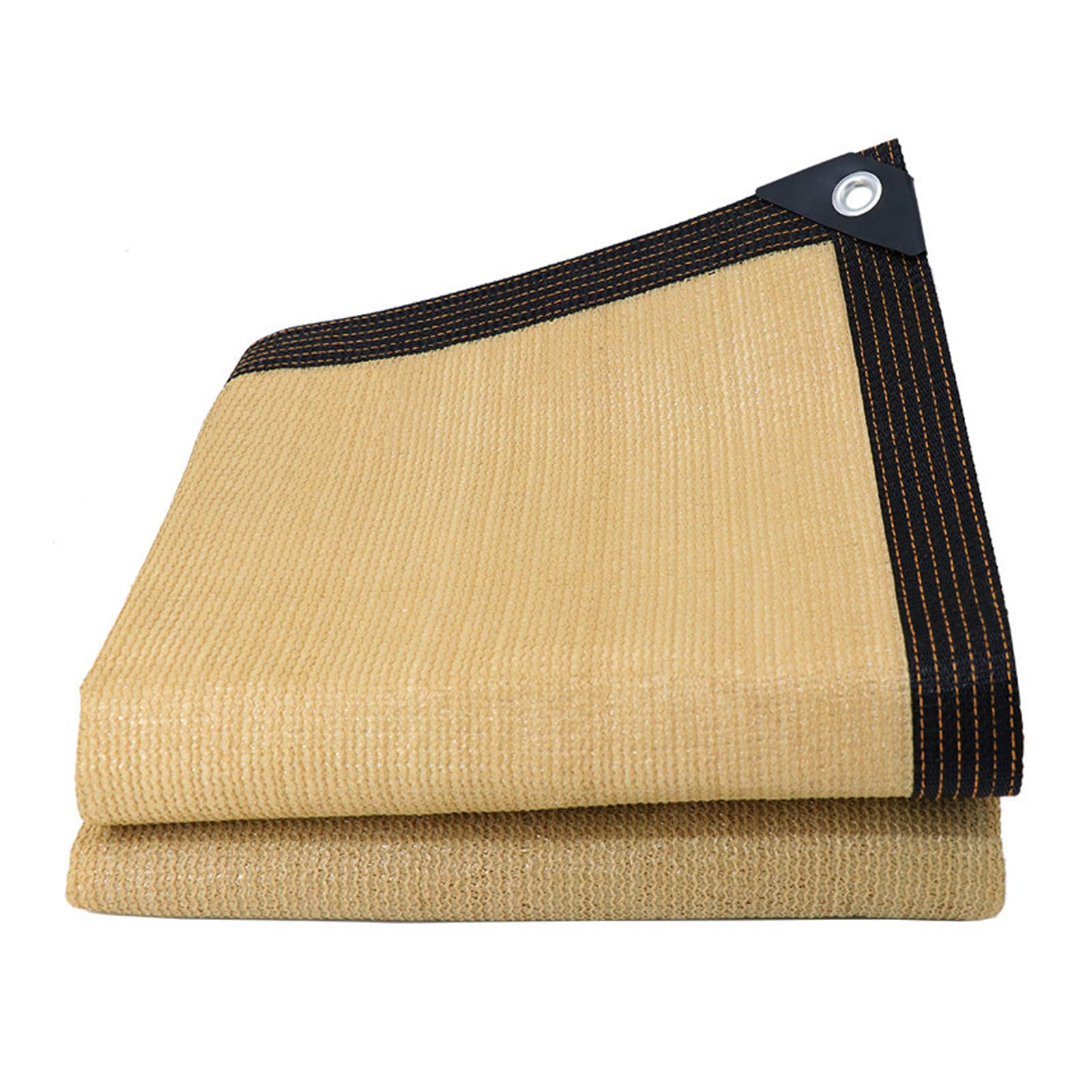 WQPMNYG Beige Shade Cloth 4x5m - 70-90% UV Protection Durable Garden Netting with Grommets Ideal for Greenhouse Patio Plants Pergola Cover Outdoor Sunblock Solution